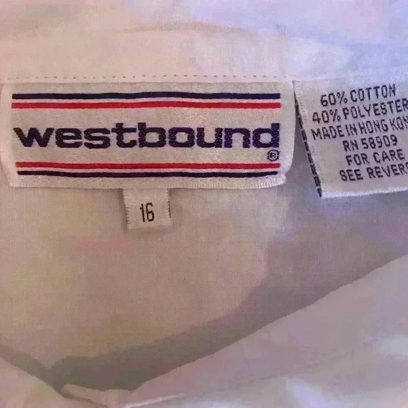 Vintage 90s Embroidered Christmas button shirt size 16 Ugly Christmas Sweater - Picture 5 of 9